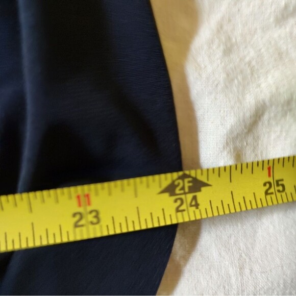 London Times Chiffon Draped Flutter Sleeve Twist Front Stretchy Dress. Size 24W - Picture 9 of 10